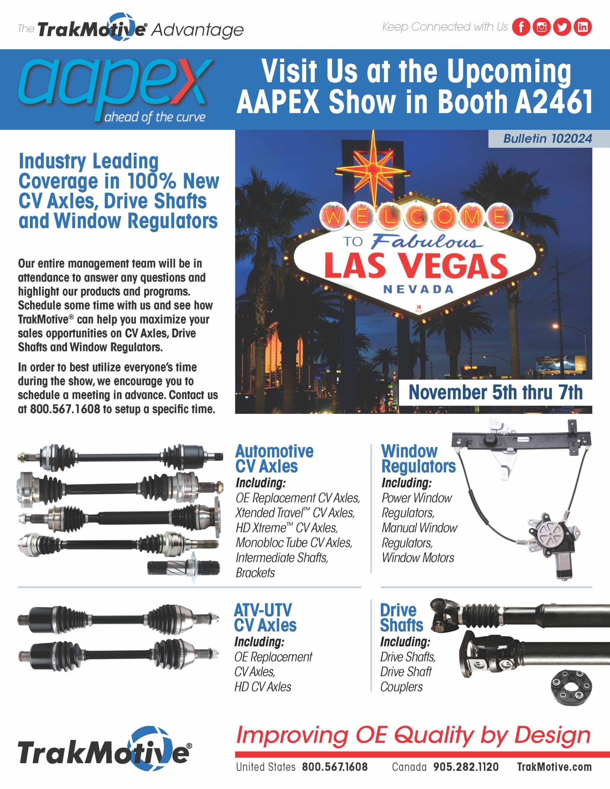 10/2024: TrakMotive: Visit Us at AAPEX – Booth A2461